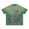 FG®️| ÁO THUN CỔ TRÒN NGẮN TAY WASH IN HÌNH BUCKS FG F165
