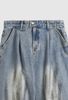 INF®️| QUẦN JEANS RÁCH WASH CẠP CAO ỐNG RỘNG INF 12440