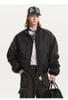 MADEEXTREME®️| ÁO KHOÁC BAY DÁNG RỘNG WASH CỔ ĐỨNG COTTON UNISEX MADE LM2413