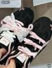 CATSOFA ™️| GIÀY SNEAKER EMOJI LAB NƠ MÀU ĐEN UNISEX CATSOFA CS25001