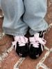 CATSOFA ™️| GIÀY SNEAKER EMOJI LAB NƠ MÀU ĐEN UNISEX CATSOFA CS25001
