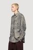 INF®️| ÁO KHOÁC SƠ MI DÀI TAY SỌC BATIK RETRO DÁNG RỘNG UNISEX INF 7102