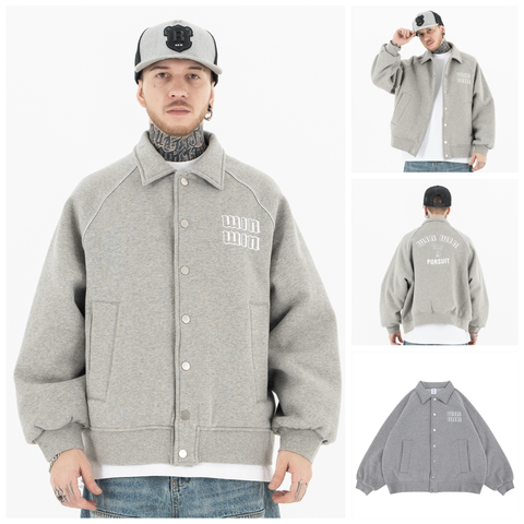 FG®️| ÁO KHOÁC RETRO CÚC BẤM CAO CẤP UNISEX FG SW342