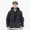 FG®️| ÁO KHOÁC HOODIE WASH RETRO KHÓA KÉO TÚI NGỰC UNISEX FG F231