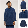 INF®️| ÁO KHOÁC SƠ MI DÀI TAY NHUNG VINTAGE WASH DÁNG RỘNG UNISEX INF 7085