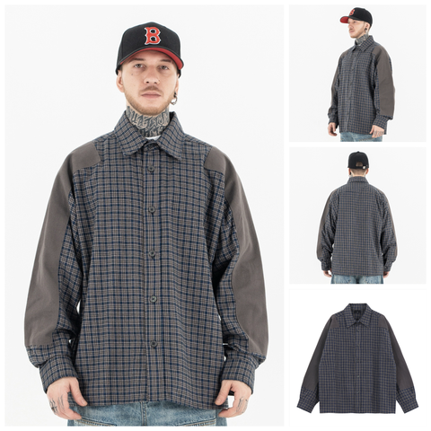 FG®️| ÁO LONG SHIRTS WASH RETRO UNISEX FG ZB356