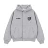 FG®️| ÁO KHOÁC HOODIE WASH RETRO CÚC BẤM THÊU LOGO UNISEX FG F226