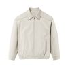 INF®️| ÁO KHOÁC DA PU NHÁM RETRO KHÓA KÉO UNISEX INF 5311