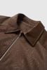 INF®️| ÁO KHOÁC DA PU NHÁM RETRO KHÓA KÉO UNISEX INF 5311