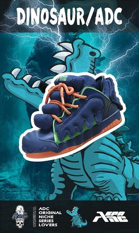 ADC ™️| GIÀY SNEAKER UNISEX BLUE DINOSAUR ADC CY779