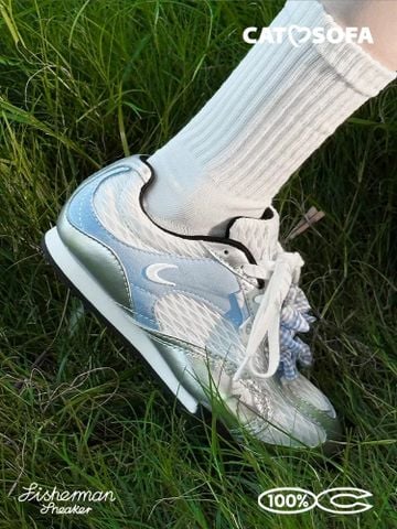CATSOFA ™️| GIÀY SNEAKER FISHERMAN GREY BLUE UNISEX CAT&SOFA CS25002