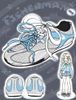 CATSOFA ™️| GIÀY SNEAKER FISHERMAN GREY BLUE UNISEX CAT&SOFA CS25002