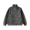 INF®️| ÁO KHOÁC DA PU WASH KHÓA KÉO RETRO UNISEX INF 5310