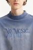 INF®️| ÁO THUN CỔ TRÒN TAY LỠ DÁNG RỘNG WASH IN CHỮ NOT MUSIC INF 3046