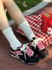 CATSOFA ™️| GIÀY SNEAKER FISHERMAN BLACK RED UNISEX CAT&SOFA CS25002