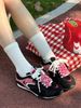 CATSOFA ™️| GIÀY SNEAKER FISHERMAN BLACK RED UNISEX CAT&SOFA CS25002