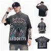 FG®️| ÁO THUN CỔ TRÒN NGẮN TAY WASH IN HÌNH BROOKLYN FG F166