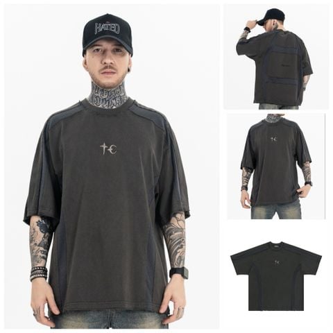 FG®️| ÁO THUN CỔ TRÒN NGẮN TAY WASH CÁ TÍNH FG F037