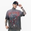 FG®️| ÁO THUN CỔ TRÒN NGẮN TAY WASH IN HÌNH RAPTORS FG F169