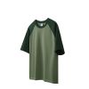 ÁO THUN CỔ TRÒN TAY RAGLAN NAM NỮ DÁNG RỘNG CHẤT LƯỢNG CAO/T-SHIRTS RAGLAN UNISEX OVERSIZE INF 2419
