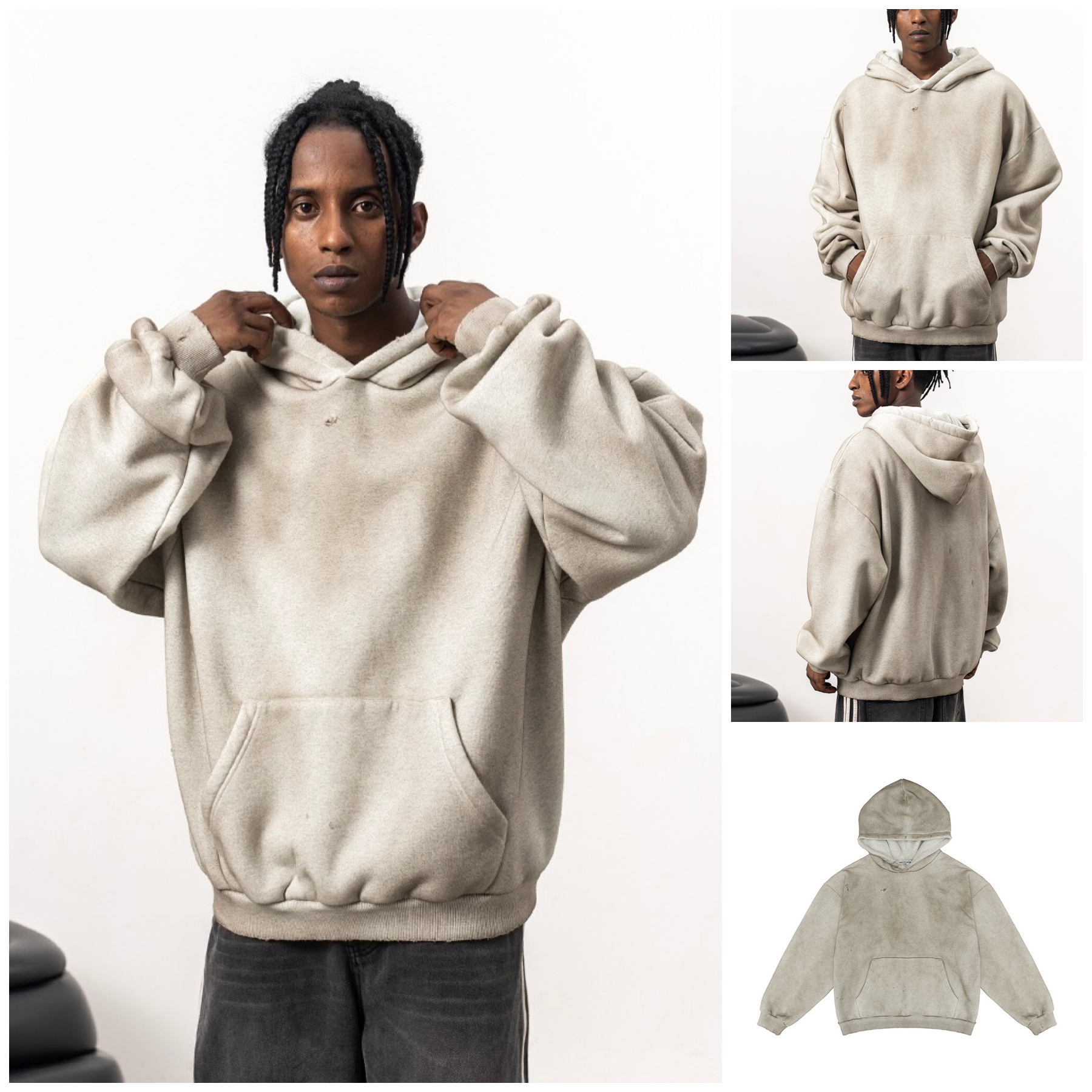 FG ™️| ÁO HOODIE OVERSIZE TRÙM ĐẦU CAO CẤP RETRO FG K196 – T2NG