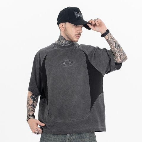 FG®️| ÁO THUN CỔ TRÒN TAY LỠ WASH CÁ TÍNH LOS FG F176