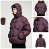 INF®️| ÁO KHOÁC PHAO LÔNG VŨ PHỒNG MŨ TRÙM ĐẦU RỘNG ĐƠN GIẢN UNISEX INF 6401
