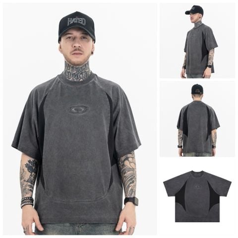 FG®️| ÁO THUN CỔ TRÒN TAY LỠ WASH CÁ TÍNH LOS FG F176