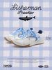 CATSOFA ™️| GIÀY SNEAKER FISHERMAN BLUE LƯỚI THÔ CAO 4.5CM UNISEX CAT&SOFA CS25003