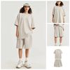 INF ™️| BỘ ÁO THUN QUẦN NGẮN DA LỘN DẬP NỔI INF SUIT1S24