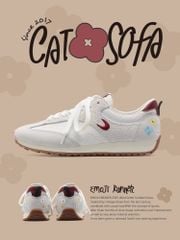 CATSOFA ™️| GIÀY SNEAKER EMOJI LAB WHITE UNISEX CAT&SOFA CS25008