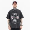 FG®️| ÁO THUN CỔ TRÒN TAY NGẮN DÁNG RỘNG IN HÌNH GRAFFITI FG F256