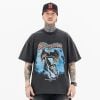 FG®️| ÁO THUN CỔ TRÒN TAY NGẮN DÁNG RỘNG IN HÌNH GRAFFITI FG F255