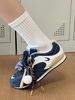 CATSOFA ™️| GIÀY SNEAKER FISHERMAN NAVY LƯỚI THÔ CAO 4.5CM UNISEX CAT&SOFA CS25007