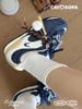 CATSOFA ™️| GIÀY SNEAKER FISHERMAN NAVY LƯỚI THÔ CAO 4.5CM UNISEX CAT&SOFA CS25007