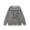 INF®️| ÁO SWEATER LEN DỆT HOA 2 MẢNH UNISEX INF 10199