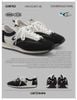 CATSOFA ™️| GIÀY SNEAKER EMOJI LAB BLACK UNISEX CAT&SOFA CS25008