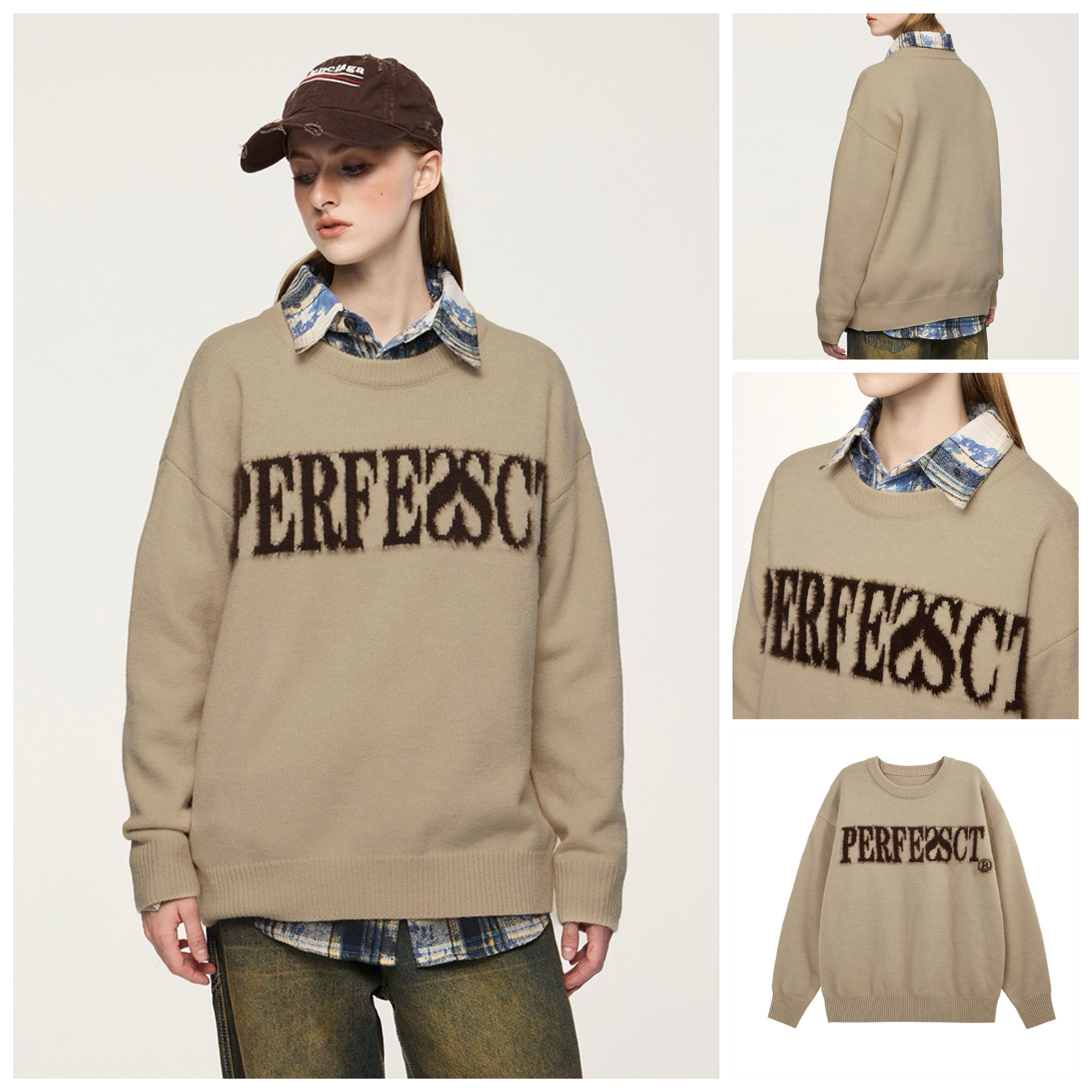 INF®️| ÁO SWEATER LEN JACQUARD UNISEX INF 10206