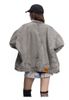 MADEEXTREME®️| ÁO KHOÁC DENIM WASH RETRO AMERICAN DÁNG RỘNG UNISEX MADE DY956