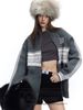 MADEEXTREME®️| ÁO KHOÁC LEN THÊU RETRO CỔ CAO KHÓA KÉO UNISEX MADE GM2416