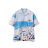INF®️| ÁO SƠ MI TAY NGẮN ĐI BIỂN SEERSUCKER GRAFFITI UNISEX INF 9157