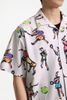 INF®️| ÁO SƠ MI TAY NGẮN ĐI BIỂN SEERSUCKER GRAFFITI UNISEX INF 9157