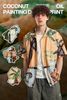 INF®️| ÁO SƠ MI TAY NGẮN ĐI BIỂN SEERSUCKER GRAFFITI UNISEX INF 9157