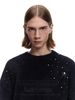 MADEEXTREME®️| ÁO LEN HỌA TIẾT LÔNG CHỒN CÀI HẠT NHỆN GIẢ UNISEX MADE GM2419