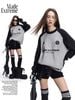 MADEEXTREME®️| ÁO LEN OVERSIZE TAY ÁO RAGLAN CỔ TRÒN THÊU LOGO UNISEX MADE GM2413