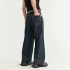 INF®️| QUẦN JEANS ỐNG RỘNG ĐÃ GIẶT MÀU NGUYÊN BẢN CÁ TÍNH INF 12464