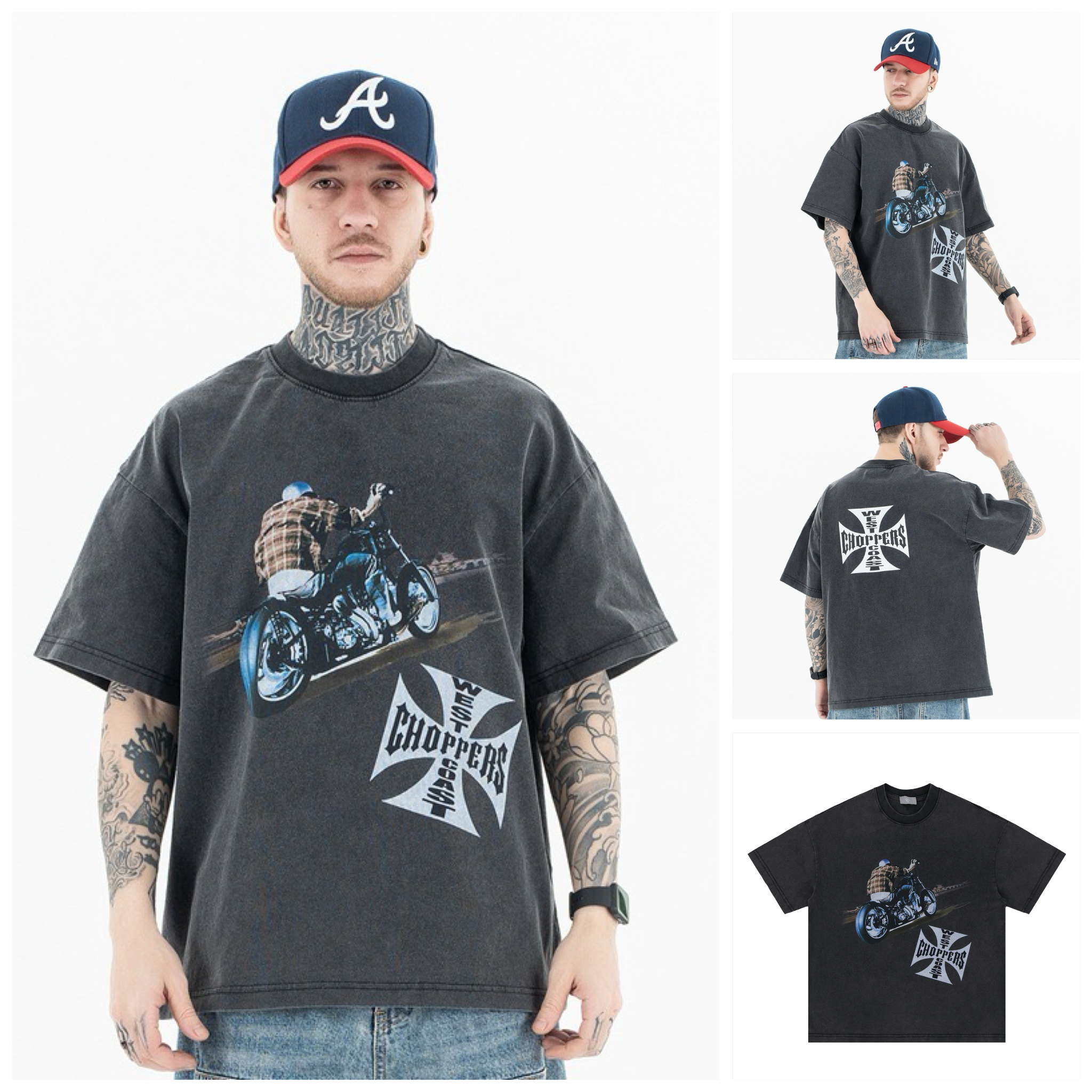 FG®️| ÁO THUN CỔ TRÒN TAY NGẮN  IN HÌNH GRAFFITI FG F311