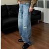 MADEEXTREME®️| QUẦN JEAN ỐNG RỘNG RÁCH WASH RETRO UNISEX MADE 240607