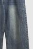 INF®️| QUẦN JEANS ỐNG RỘNG ĐÃ GIẶT VIỀN THÔ INF 12458