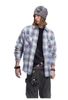 MADEEXTREME®️| ÁO SƠ MI DÀI TAY HỌA TIẾT KẺ SỌC REN CHẮP VÁ CÚC ÁO PHÁ HỦY UNISEX MADE 241156